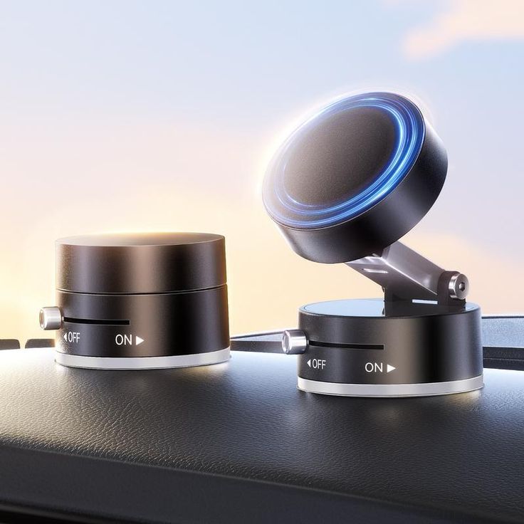 360° Rotating Magnetic Car Phone Holder – Strong Suction Dashboard Mount For All Smartphones