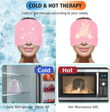 Migraine Relief Cap With Box - Instant Headache Relief Hat Reusable Gel Cap For Migraine Pain Relief Wearable Hot Cold Therapy Therapy (Random Color)