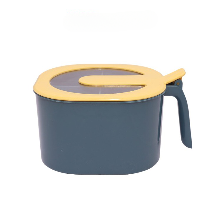 Modern Spice Kit - 1000 Ml - 4 Grid Spice Jar (Random Color)