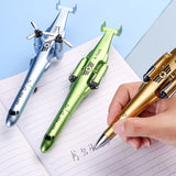 Airplane Design Metal Ballpoint Pen – Creative Aircraft Shape Gift Pen For Kids & Adults | 1Pc