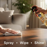 Three Guys Furniture Polish Wood Cleaner And Shine Protector German Engineered Revive Protect And Shine Like New