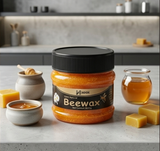 HHH 100% Natural Beewax - Premium Wood Seasoning & Furniture Polish For Restoration And Protection L 85g