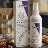 Blue CeraVe Hair Removal Spray - Gentle Body Hair Eliminator Smooth Skin Depilatory Formula Easy Spray Skincare Product For Men And Women - 150ML
