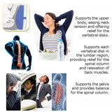 Car Seat Back Relief Lumbar Pain Back Support Pillow Headrest Waist Safety Chair Cushion For Auto Vehicle - High Quality