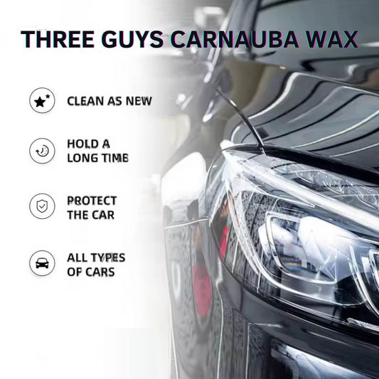 Carnauba Wax – Deep Gloss – Mirror Shine – Long-Lasting Protection | THREE GUYS – German Engineered – 250g