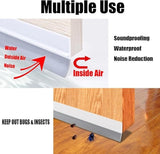 1 Meter Self-Adhesive Door Sealing Tape | Weatherproof Door & Window Seal Strip | Wind & Dust Protection