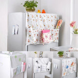 Anti-Dust Waterproof Oil-Proof Fridge Cover | Protective Refrigerator Top Cover | Random Design