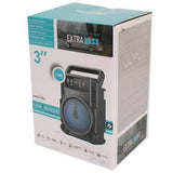 3 Inches Wireless Bluetooth Speaker With Bluetooth 5.0 & LED Control