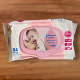 Johnson’s Baby Wipes Gentle 84 Pcs – Soft, Alcohol-Free, Dermatologically Tested Wipes For Newborn & Sensitive Skin