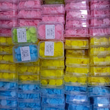 Soap Paper Disposable Bath Hand Washing Travel Foaming Scented Portable Mini Flower Soap Flakes ( Random Color)
