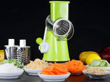 Manual Vegetable Drum Cutter Slicer Multifunctional Round Slicer Kitchen Gadget (Random Color)