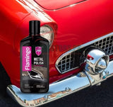 Flamingo Metal Polish 300ML – Multi-Surface Metal Cleaner & Shine Restorer For Chrome, Brass, Copper & Stainless Steel