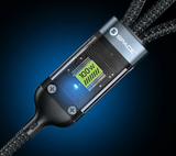 3-In-1 Charge & Sync Cable | Fast Charging + Data Transfer + Multi-Device Compatibility