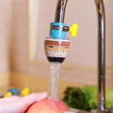 5 Layer Fan Faucet For Kitchen | Anti Splash Water Saving Shower Head Purifier 6 Layer Filter Cartridge For Kitchen | Random Colour Faucet