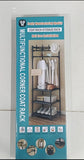 Multifunctional Corner Coat Rack | Nail-Free Installation | Space-Saving Coat & Storage Organizer | Waterproof & Durable | 3 Layers | Random Colour