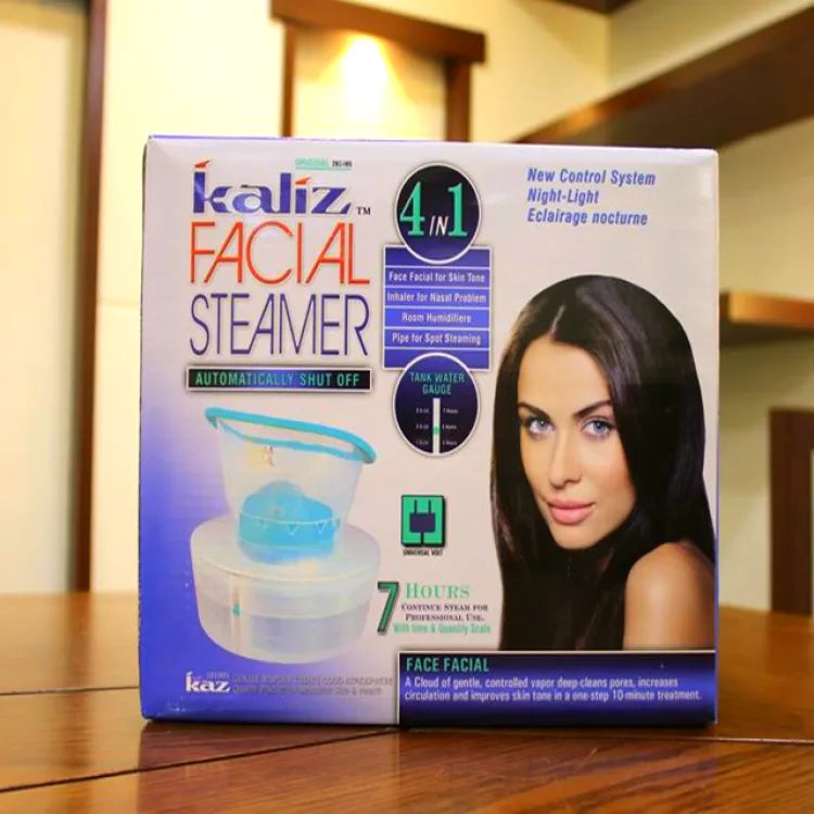 Kaliz Facial Steamer Set 4 In 1 With Inhaler Humidifier Toner And Steamer