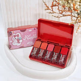 Color Castle Velvet Matte Long Lasting Lip Gloss Set – Pack Of 5 - Multi Color