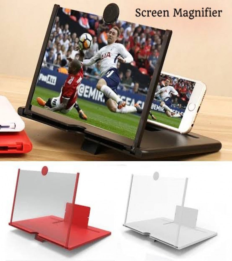 F3 Mobile Screen Magnifier | Enlarged Mobile Screen Amplifier Large Screen Eyes Protection | Size 21.8×16.5×1.2CM (Random Color)