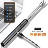 Rechargeable Arc Light Metal | Kitchen USB Arc Lighter With Hanging Hook | Metal Rechargeable Light