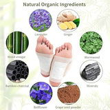 Kiyome Kinoki Detox Foot Pads 10 Pcs Night Use Cleansing Patches For Relaxation Foot Care And Stress Relief - Personal Care Product