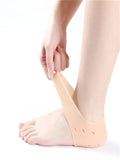Silicone Gel Heel Pad Socks | Pain Relief & Anti‑Crack | 1 Pair Heel Guards & Protectors For Men & Women