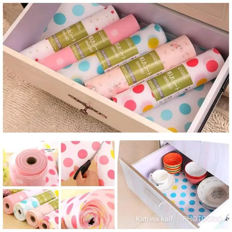 1 Roll - Kitchen Polka Foamic Sheet (45x150cm) (random design)