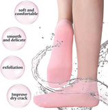 Silicone Moisturizing Heel Socks – Reusable Cracked Heel Care Socks