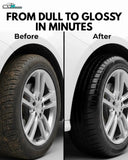 Tire Foam Cleaner – Clean, Shine And Protect | THREE GUYS | German Engineered (650ML)