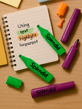 Pack Of 3 Highlighters – Vibrant, Long-Lasting, Smooth Ink For Study, Office & Creative Use