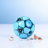 Football Shape Pencil Sharpener Set – Pack Of 12 | Fun & Durable Stationery For Kids, Students, And Office Use | Compact & Easy To Use Sharpeners (Random Color)