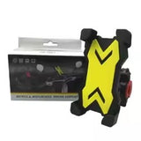 Mobile Phone Holder Stand For Bicycle & Motorcycle – Universal 360° Rotation Mount ( Random Color)
