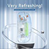 RGB Wireless Transparent Mouse Dual-Mode Rechargeable Mouse With LED Lights
