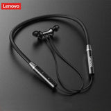 Lenovo He05 Neckband Headphone - Black (Original)