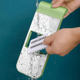 Multifunctional Vegetable Cutter Grater For Vegetables Slicers - Shredders Peeler Carrot Fruit Vegetable Cutting Kitchen Tool ( Random Colors)