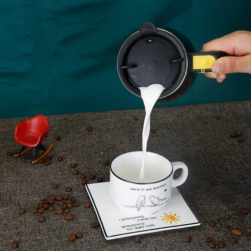 Auto Magnetic Mug 400ml Coffee Milk Mix Cups 304 Stainless Steel ( Battery Operated ) (Random Color)