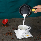 Auto Magnetic Mug 400ml Coffee Milk Mix Cups 304 Stainless Steel ( Battery Operated ) (Random Color)