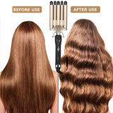 MO-6003 hair curler Professional Hair Straightener for Curly and Wavy Hair 5 Tubes