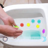 Toilet Cleaning Stamp Gel Toilet Injection Gel Flower Bathroom Cleaner Toilet Gel (random color)