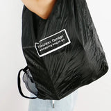 Eco-friendly Roll Up Reusable Polyester Foldable Grocery Bag Shopping Bag (random color)