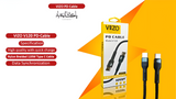 Vizo V120 PD Fast Charging & Data Cable | Type-C To Type-C Cable - V120 Type-C To Type-C Fast Charging Cable
