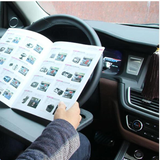 Portable Car Steering Wheel Tray -Multi Functional Wheel Desk For Laptop Notebook And Food Steering Wheel Tray