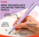 New Unlimited Technology Eternal Writing Pencil Inkless Magic Pen Pencil (random color) MJ KS