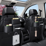 Multifunction Small Objects Car Seat Organizer Car Storage Organizer Car Seat Side Organizer Car Seat Back Protectors Premium PU Car Storage Bag Car Accessories