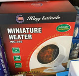 Miniature heater model WG-089.. Flexible 1800W Portable Electric Heater Fan Winter Warm Hot Fan Home Office Winter Warmer(random color )
