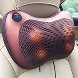 Car And Home Massage Pillow Electric Massager For Neck, Back, Shoulder, Waist, Muscle Pain Relief With Heat Function