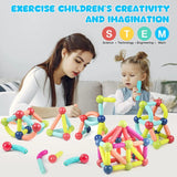 25 pcs Magnetic Blocks Toy for Kids | Magnetic bar blocks Educational and Stimulating Magnetic Toy for Kids