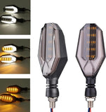 4Pcs Motorbike Universal LED Indicator With DRL And Yellow Parking Light For all bikes (Random Color)