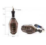 2Pcs Motorbike Universal LED Indicator With DRL And Yellow Parking Light For all bikes (Random Color)