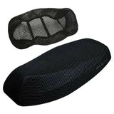 Universal Motor Bike Motorcycle Cool Mesh 10mm XXL Net Design Seat Cover Sunscreen Cushion Bike Seat Protector Sun Block Heat Insulation Water Rain Proof Mesh Pad For All Motorbikes