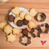 12 Pcs, Stainless Steel Cookie Cutter, DIY, Cookie Cutter, Star, Heart, Cutter, Baking Dish, New Cake Tool, Fried Egg, Shaper, Kitchen Mold Tool